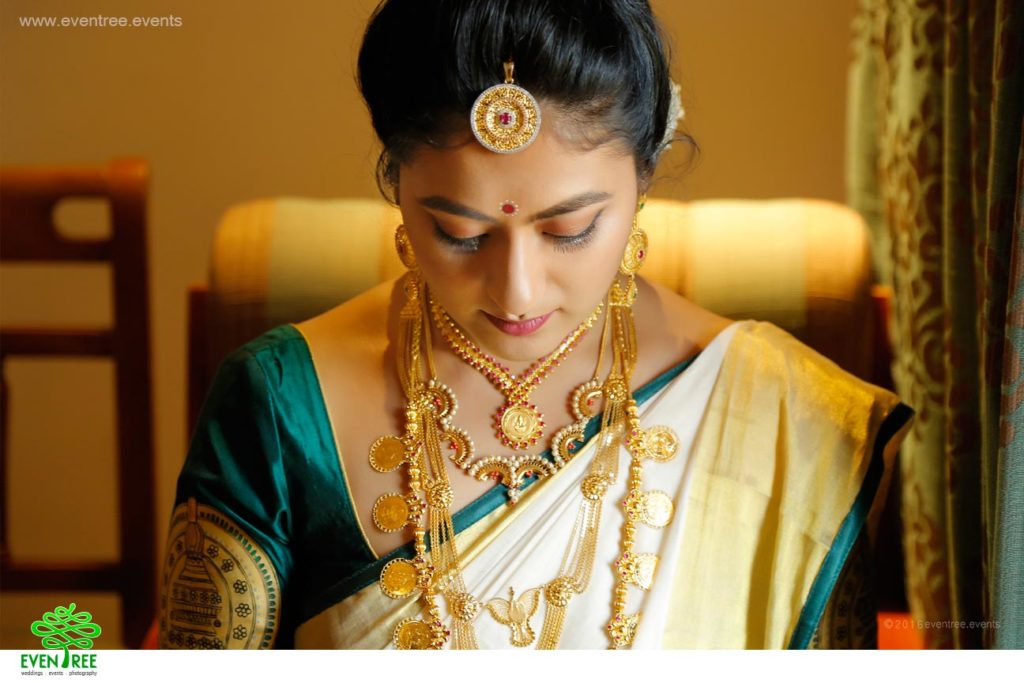 The Gold Jewellery in Kerala wedding